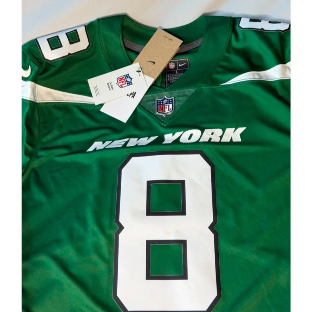 New Nike Aaron Rodgers New York Jets Jersey – Men's Large – Green New with Tags - Picture 2 of 11